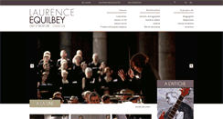 Desktop Screenshot of laurenceequilbey.com