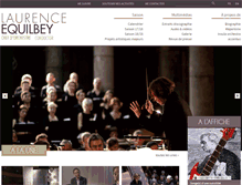 Tablet Screenshot of laurenceequilbey.com